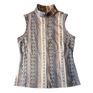 Ibex Women's Merino Wool Zip Up Outdoor Vest Medium